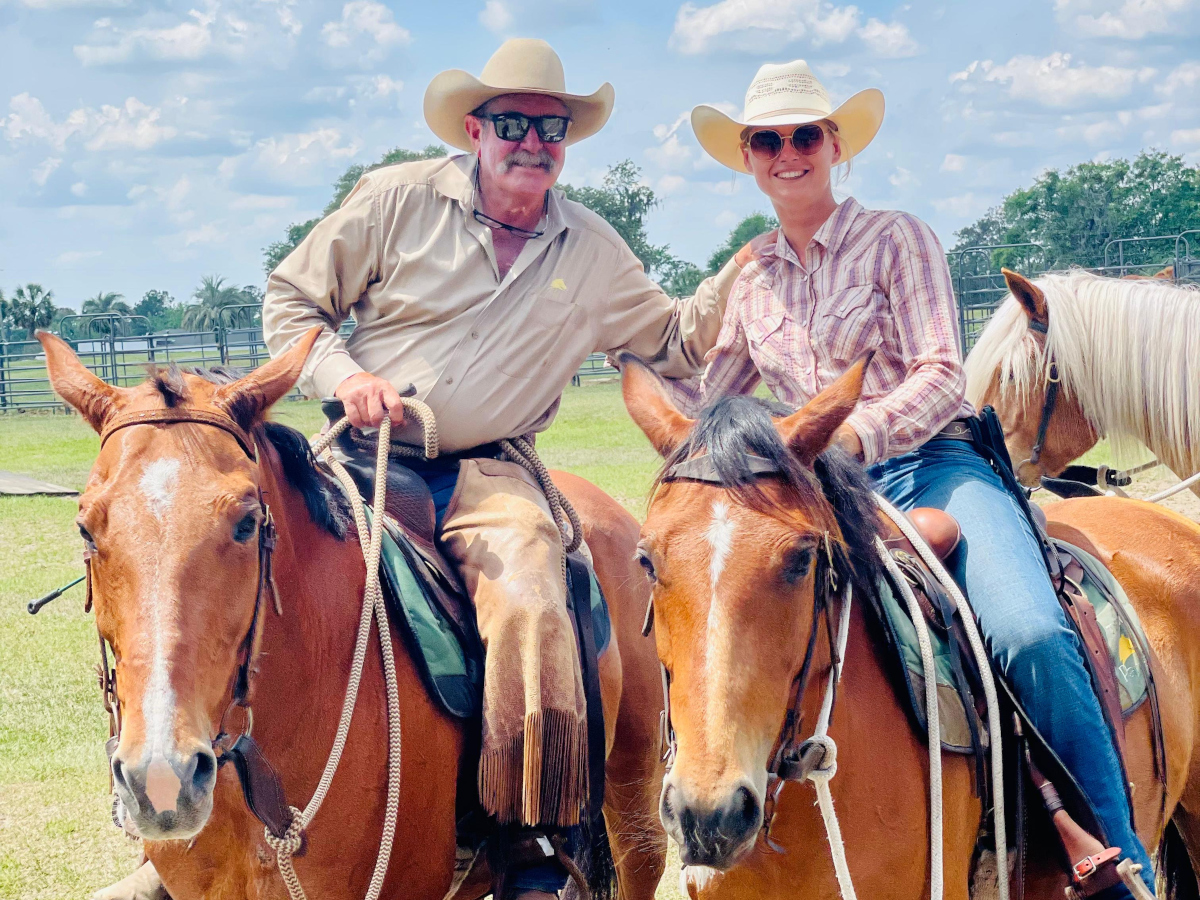 Pat Parelli und Nina Gassner Pat Parelli und Nina Gassner